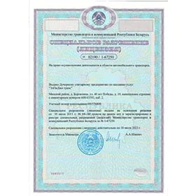 Специальное разрешение (лицензия)